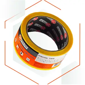 Клейкая лента Polax скотч упаковочный, жёлтый 45мм х 60м (101-118) UA