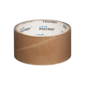 Клейка стрічка Postroy скотч пакувальний 50 м x 45 мм (101-043) UA