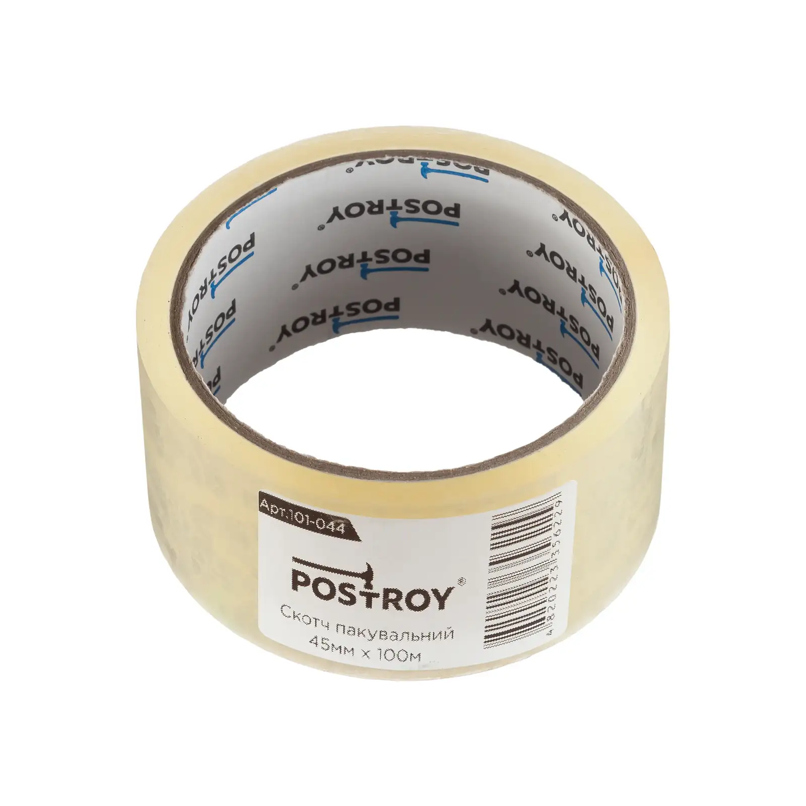 Клейкая лента Postroy скотч упаковочный 100 м x 45 мм (101-044) UA