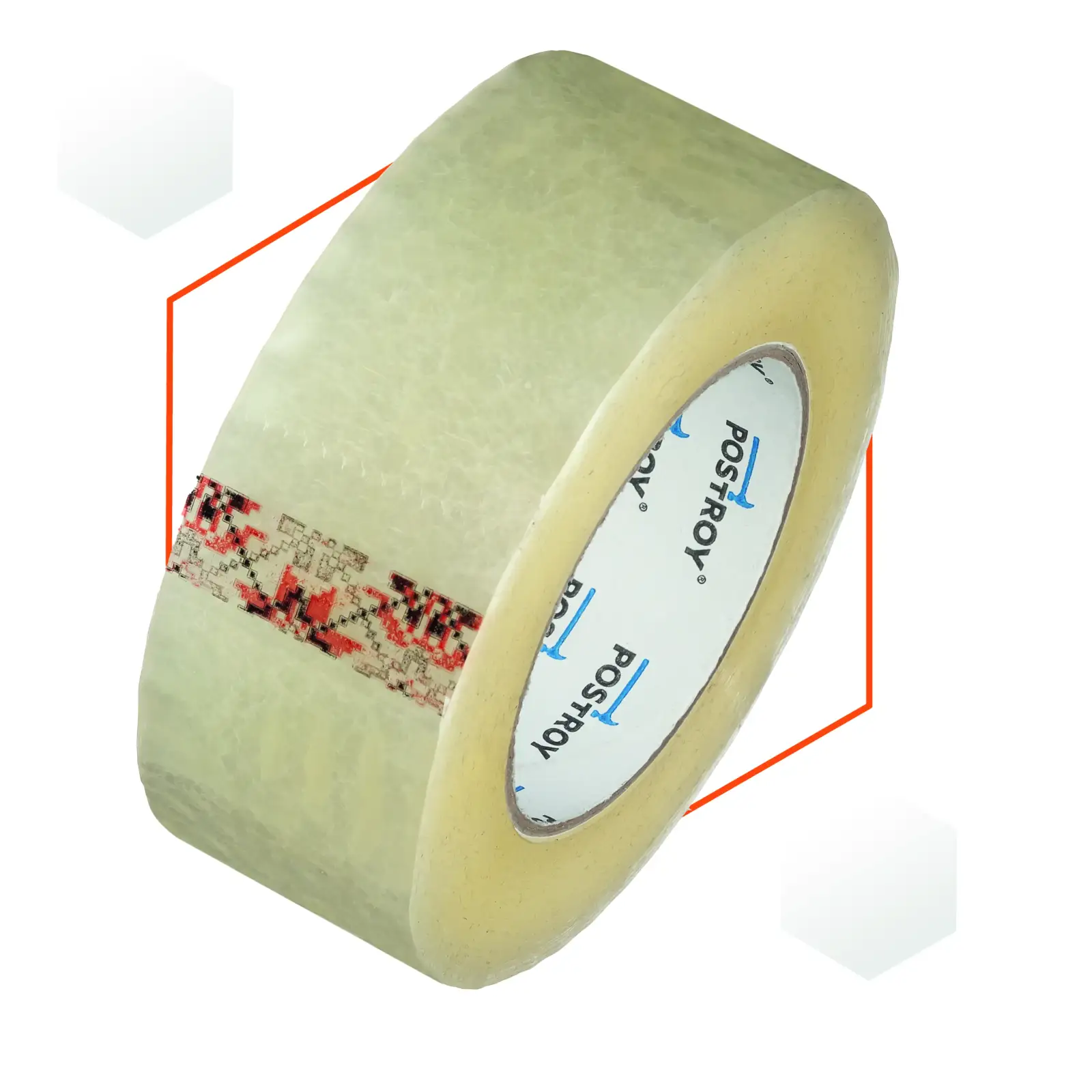 Клейка стрічка Postroy скотч пакувальний 500 м x 45 мм (101-047) UA