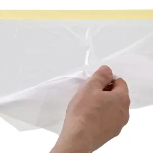 Плівка захисна Polax з малярною стрічкою для ремонту 1.5 м х 20 м (101-199) UA