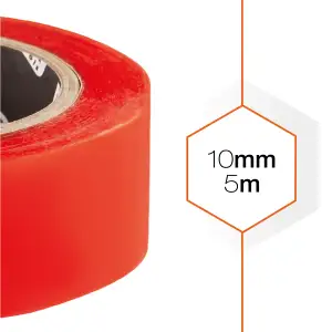 Стрічка двостороння клейка Polax швидкої фіксації 10 мм х 5 м (101-144) UA