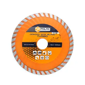 Диск алмазный турбо Polax 125x7x2.1x22.23, 25% (54-128) UA