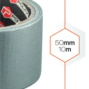 Скотч армированный Polax клейкая лента 50 мм х 10 м (101-007) UA