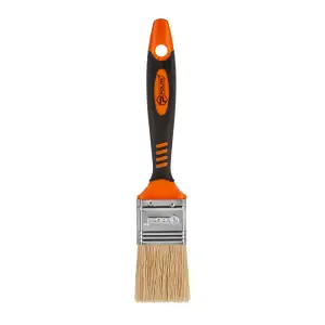Кисть флейцевая Polax 1,5" тип "Elite" профессиональная, смешанный ворс, двухкомпонентная ручка (03-002) UA