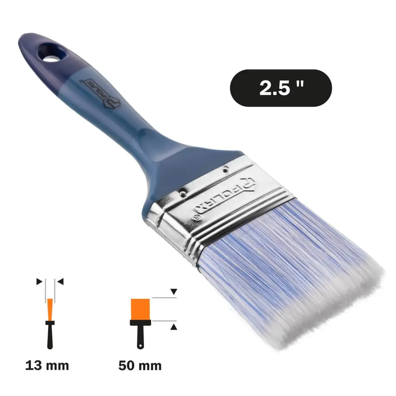 Кисть флейцевая Polax 2,5