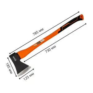 Топор Polax универсальный, фиберглассовая ручка 1250 г (36-043) UA