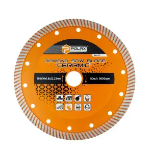 Диск отрезной алмазный Ceramic Polax 180x1.8x22.23 мм (54-111) UA