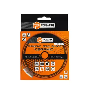 Диск відрізний алмазний Ceramic Polax 115x1.4x22.23 (54-113) UA
