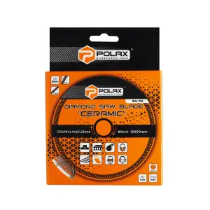Диск відрізний алмазний Ceramic Polax 125x1.4x22.23 (54-114) UA