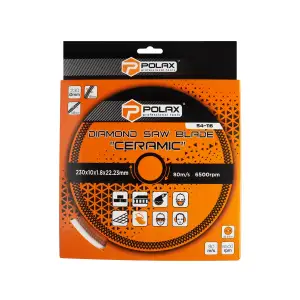Диск відрізний алмазний Ceramic Polax 230x1.8x22.23 мм (54-116) UA