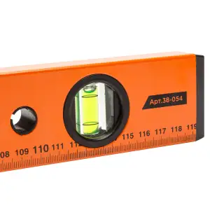 Уровень строительный алюминиевый Polax 1200 мм 3 капсулы (38-054) UA