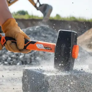 Кувалда Polax 1500 г ручка с фибергласса (36-048) UA