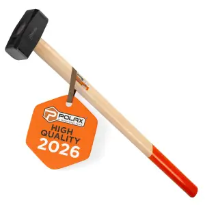 Кувалда Polax 3000 г ручка з дерева (36-060) UA