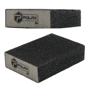 Губка шлифовочная P60 Polax прямая 100х70х25 мм (54-188) UA