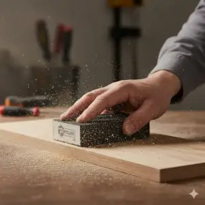Губка шліфувальна P150 Polax пряма 100х70х25 мм (54-229) UA