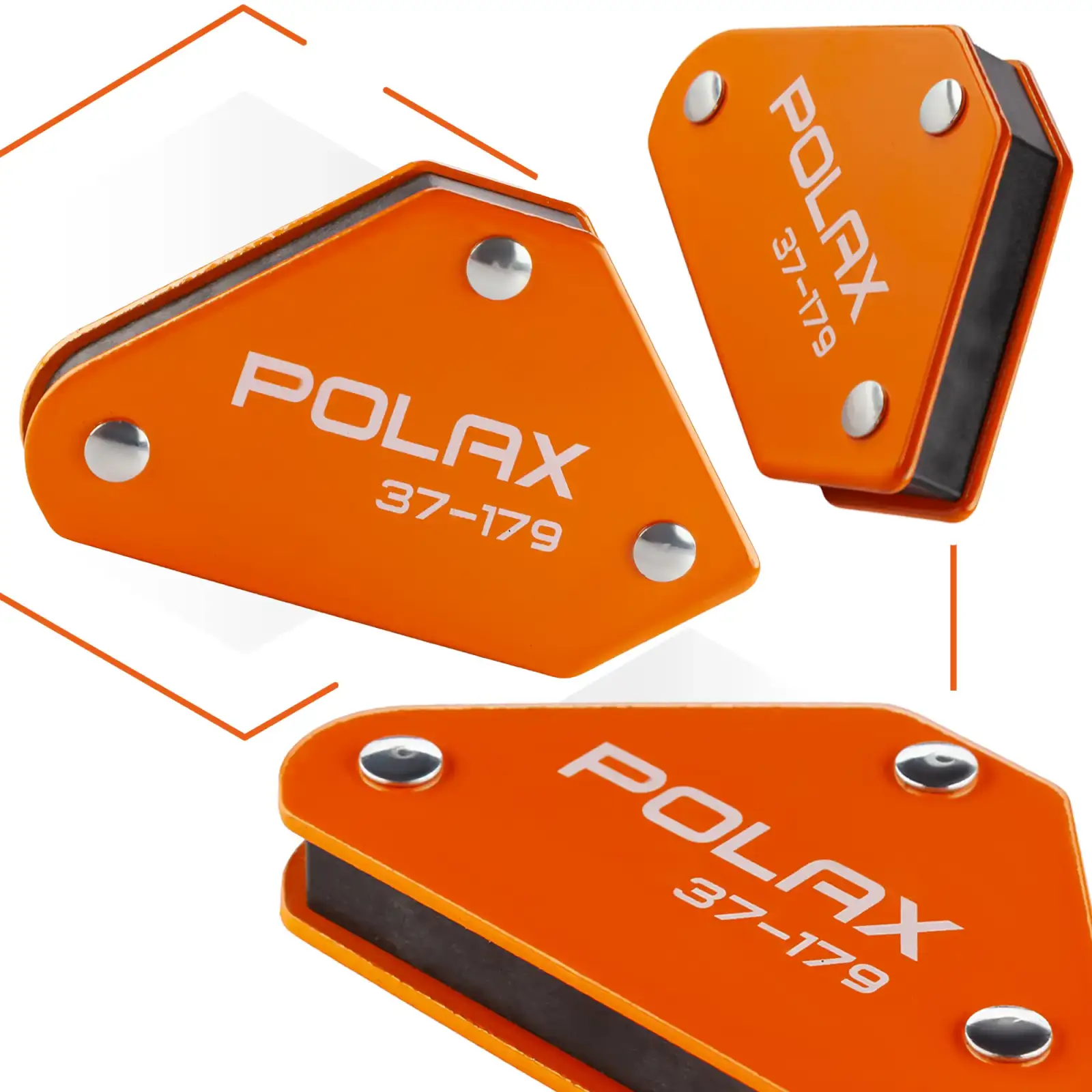 Набор магнитных держателей для сварки Polax 4 шт (37-179) UA