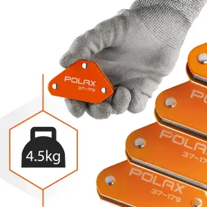 Набор магнитных держателей для сварки Polax 4 шт (37-179) UA