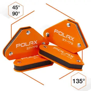 Набор магнитных держателей для сварки Polax 4 шт (37-179) UA