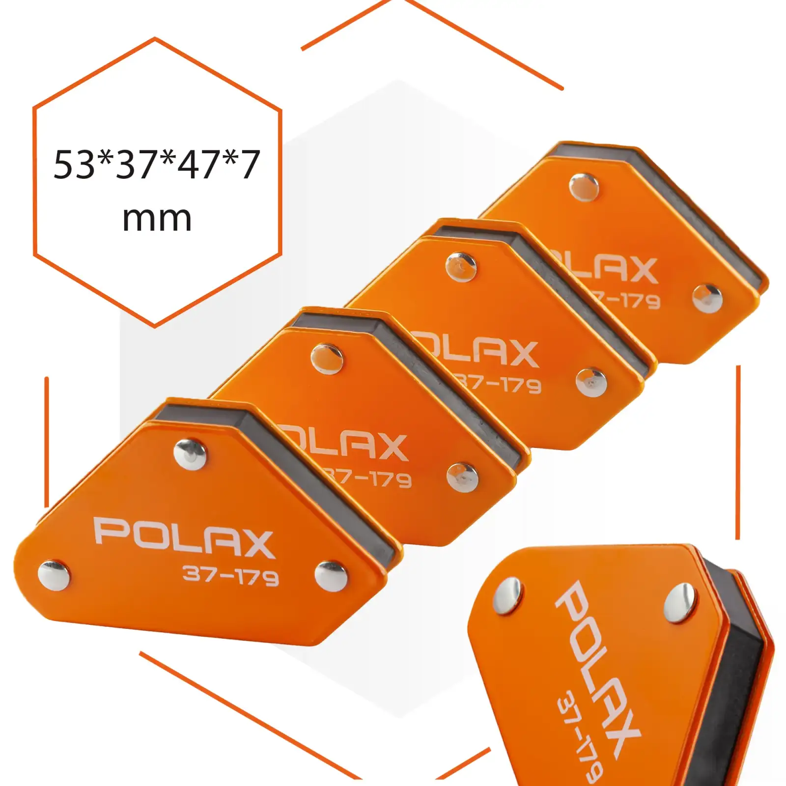 Набор магнитных держателей для сварки Polax 4 шт (37-179) UA