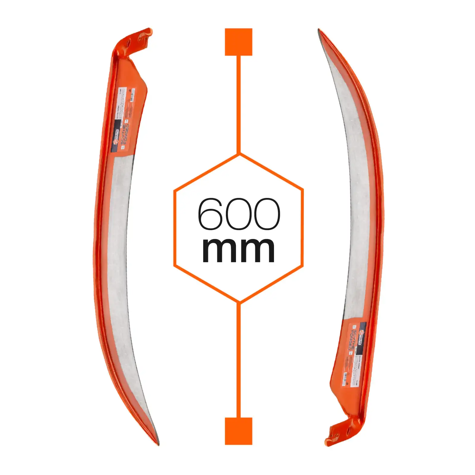 Коса кована Polax 600 мм (70-090) UA