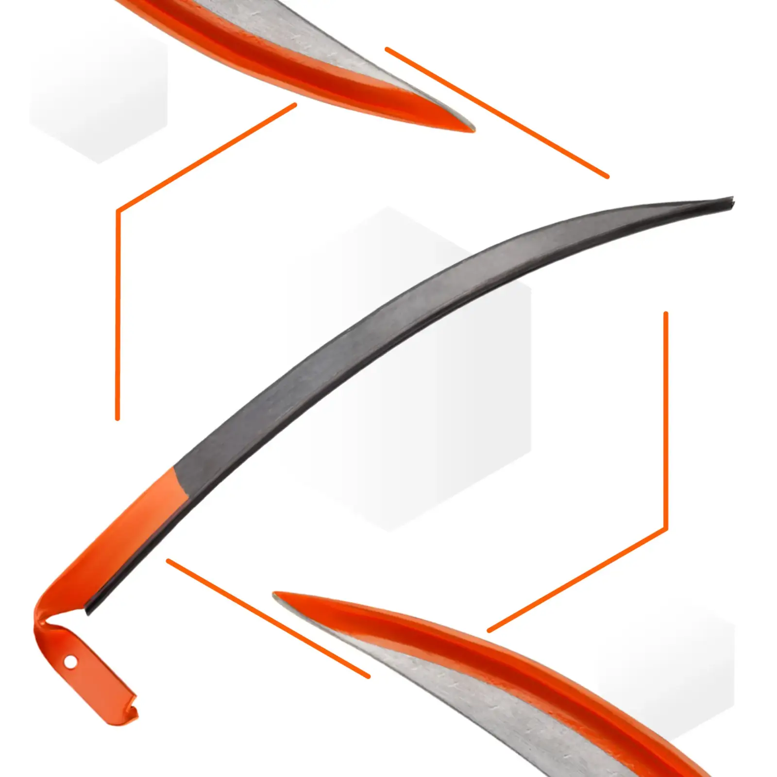 Коса кованая Polax 800 мм (70-091) UA