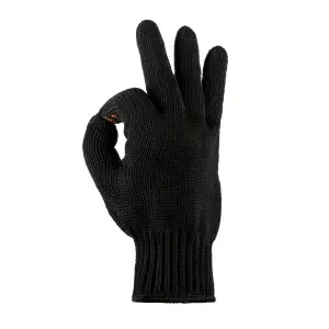 Перчатки рабочие Polax с ПВХ покрытием черные, 70/30, р.11-XL (1000-333) UA