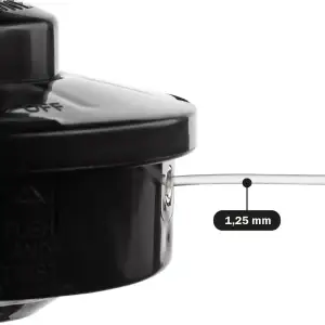Катушка для триммера Polax М10х1,25, диаметр жилки max 2,4 мм (70-093) UA