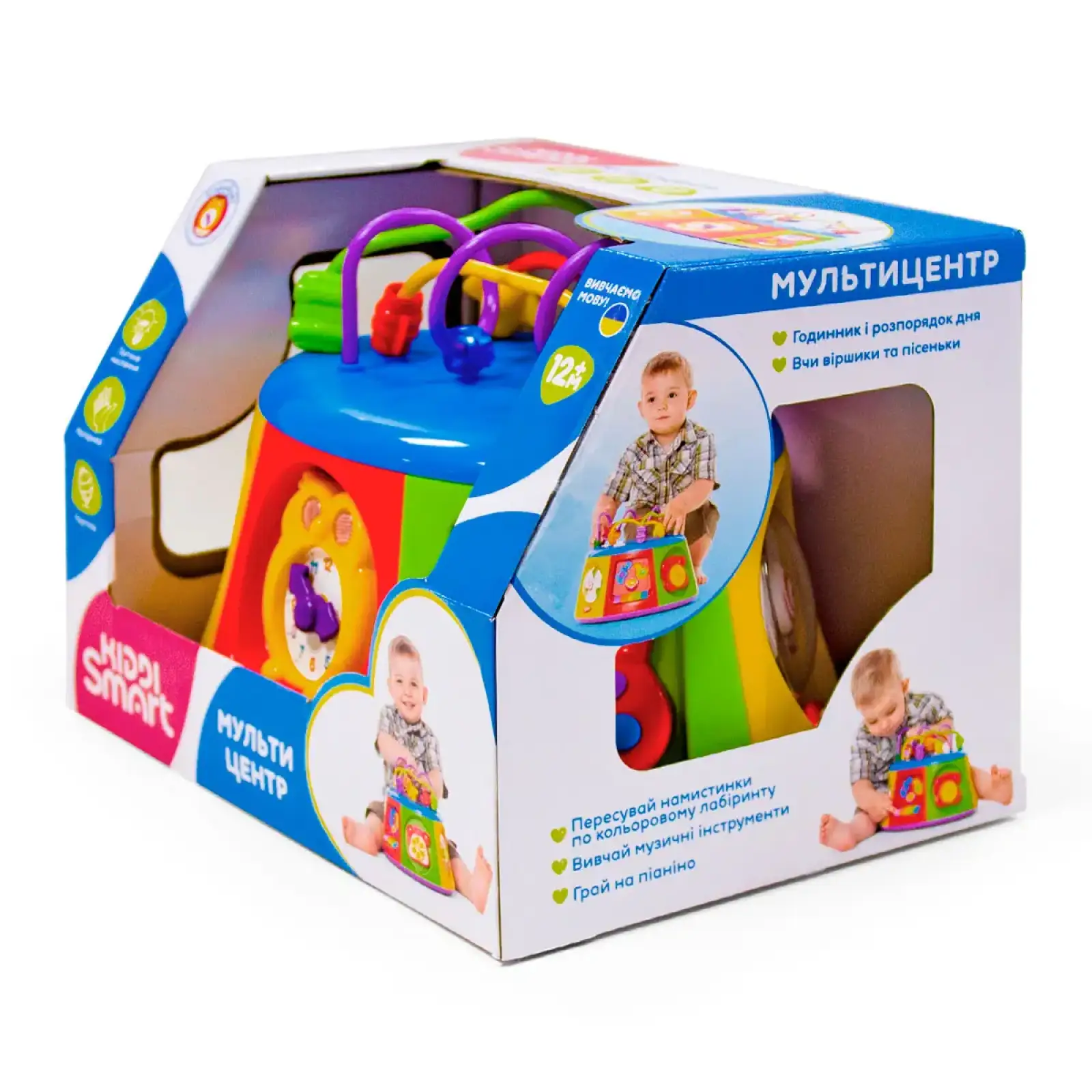 Ігровий центр KIDDI SMART – МУЛЬТИЦЕНТР (світло, українська) (063388)