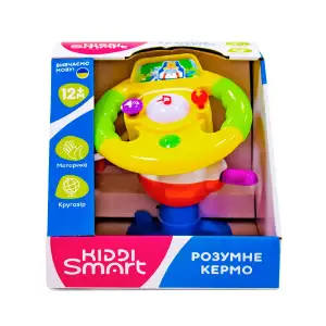Іграшка на присоску KIDDI SMART – РОЗУМНЕ КЕРМО (світло, українська) (063420)