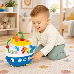 Игровой центр KIDDI SMART - КОРАБЛИК ПРИКЛЮЧЕНИЙ (украинский, свет) (1901)