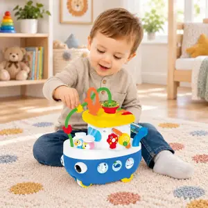 Игровой центр KIDDI SMART - КОРАБЛИК ПРИКЛЮЧЕНИЙ (украинский, свет) (1901)