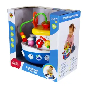 Игровой центр KIDDI SMART - КОРАБЛИК ПРИКЛЮЧЕНИЙ (украинский, свет) (1901)
