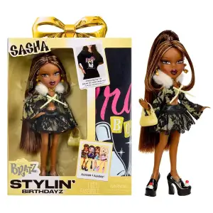 Игровой набор с куклой BRATZ серии "Stylin' Birthday" — САША (с аксес.) (596042)