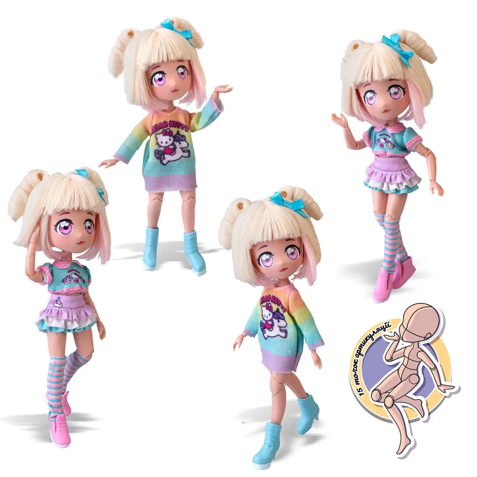 Ігровий набір 4SF MANGA DOLLS серії 