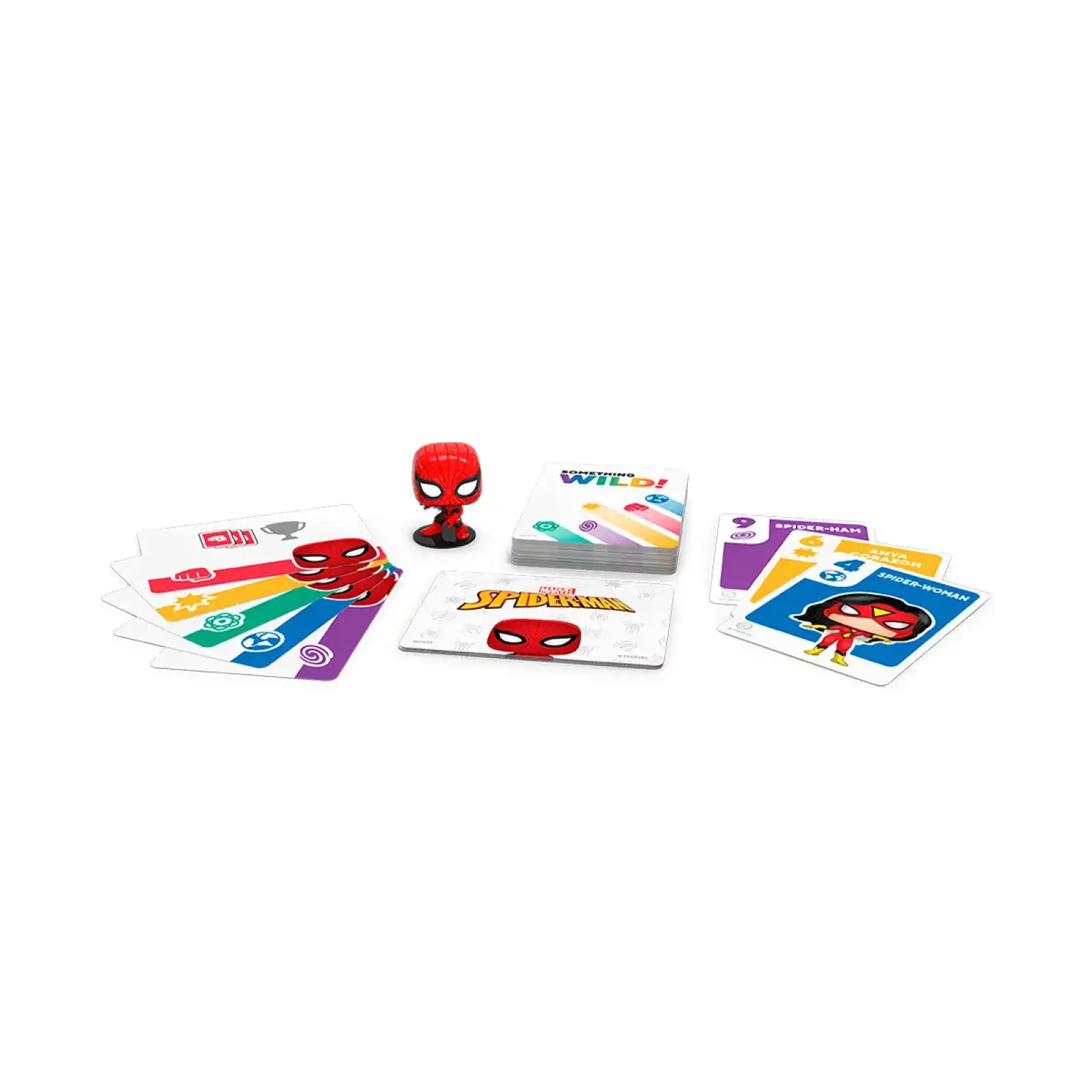 Настольная игра с карточками FUNKO Something Wild! – ЧЕЛОВЕК-ПАУК (63763)