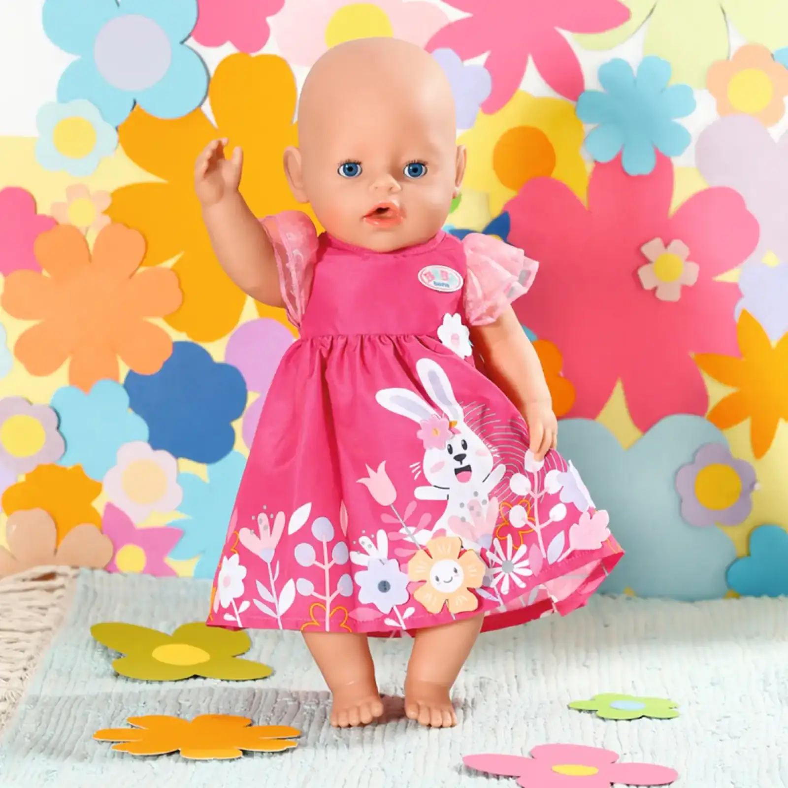 Одяг для ляльки BABY BORN - СУКНЯ З КВІТАМИ (43 cm) (832639)