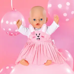 Одяг для ляльки BABY BORN - СУКНЯ З ЗАЙКОЮ (43 сm) (832868)