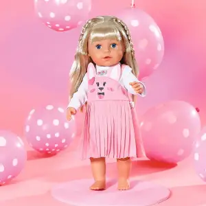 Одяг для ляльки BABY BORN - СУКНЯ З ЗАЙКОЮ (43 сm) (832868)