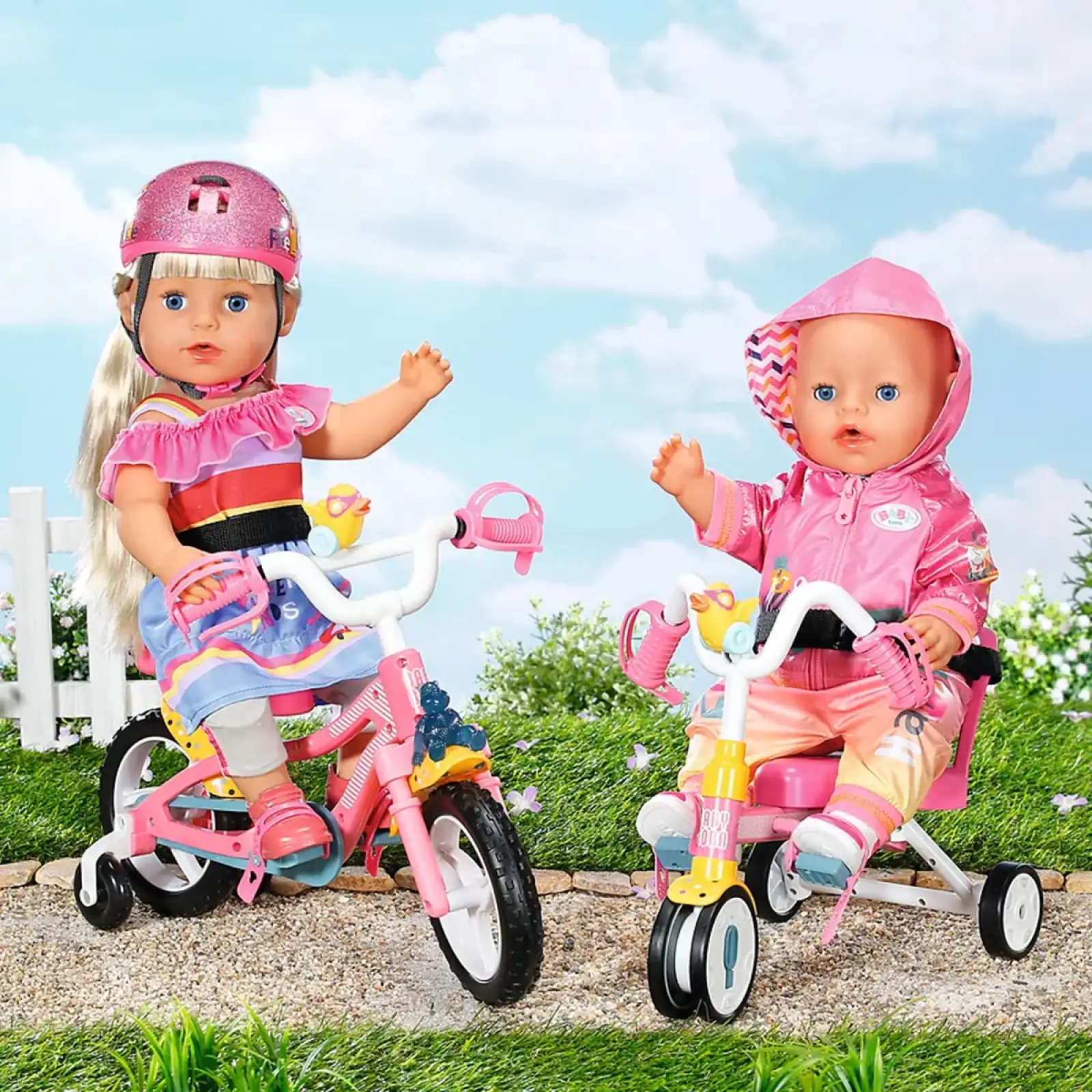 Трехколесный велосипед для куклы BABY BORN – ПРИКЛЮЧЕНИЯ С БЕРТОЙ (834299)