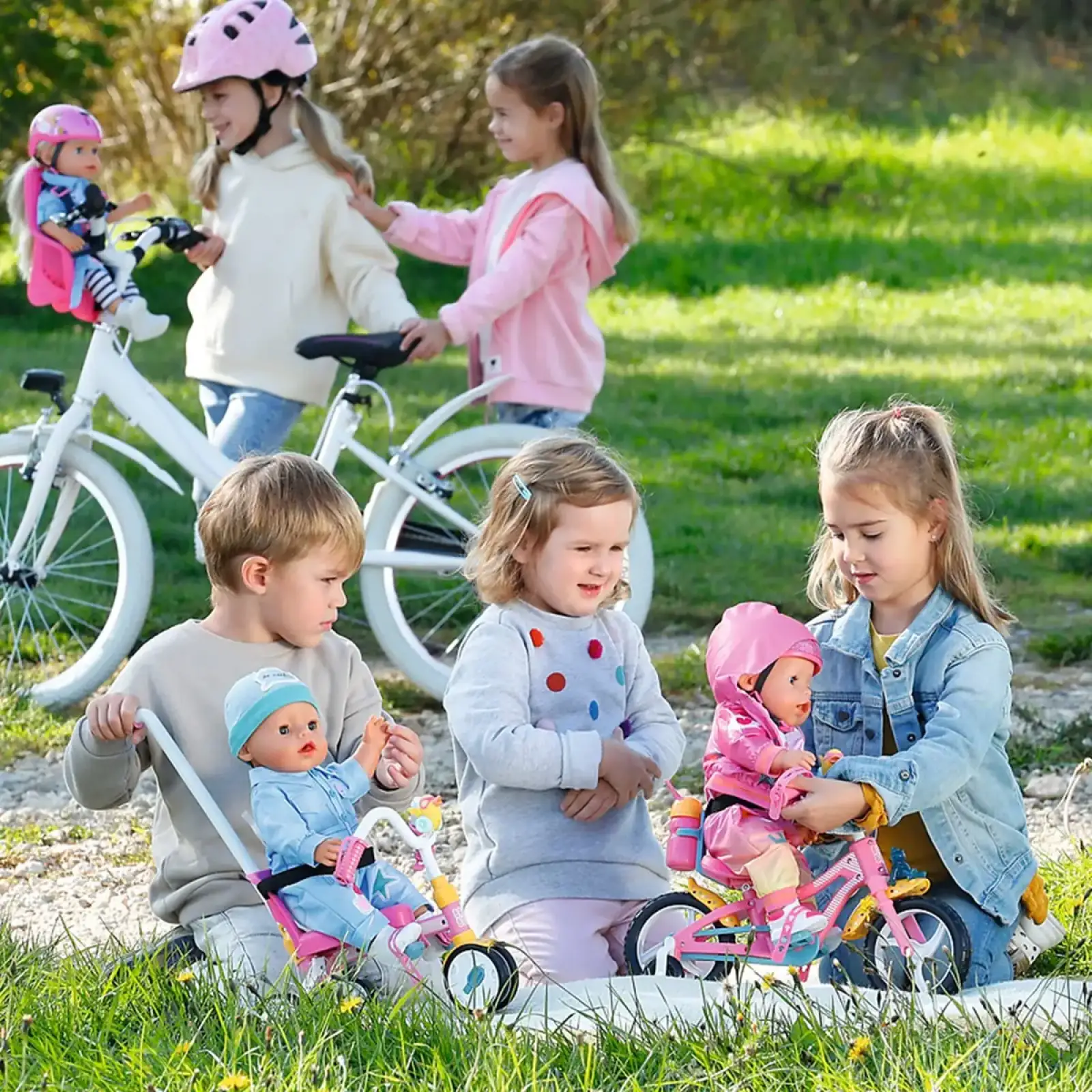 Трехколесный велосипед для куклы BABY BORN – ПРИКЛЮЧЕНИЯ С БЕРТОЙ (834299)