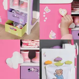 Ігровий набір BABY BORN - ГАРДЕРОБ З ВЕСЕЛКОЮ ТА КАЧЕЧКОЮ (світло, звук) (836040)