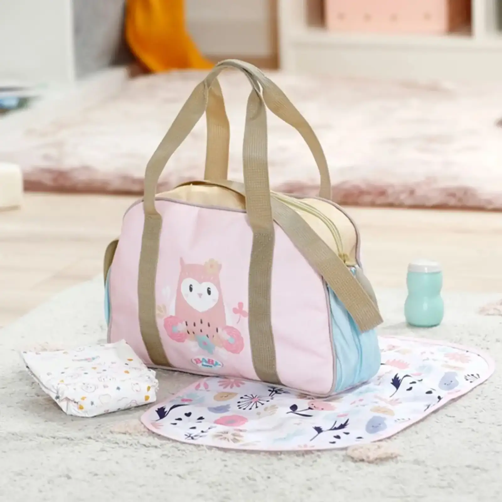 Сумка для куклы BABY BORN – ЦВЕТОЧНОЕ НАСТРОЕНИЕ ( с аксесс.) (837894)