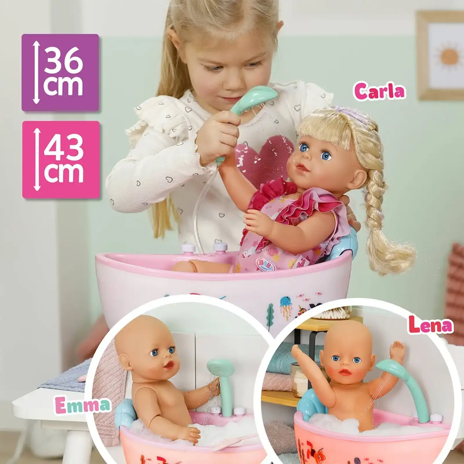 Автоматическая ванночка для куклы BABY BORN серии 