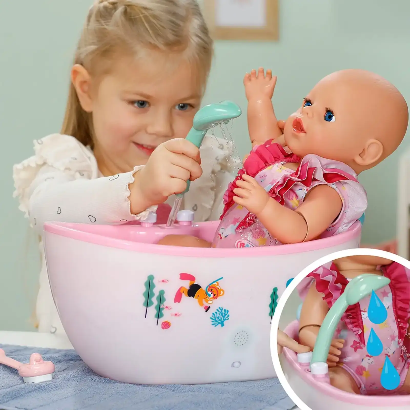 Автоматическая ванночка для куклы BABY BORN серии 