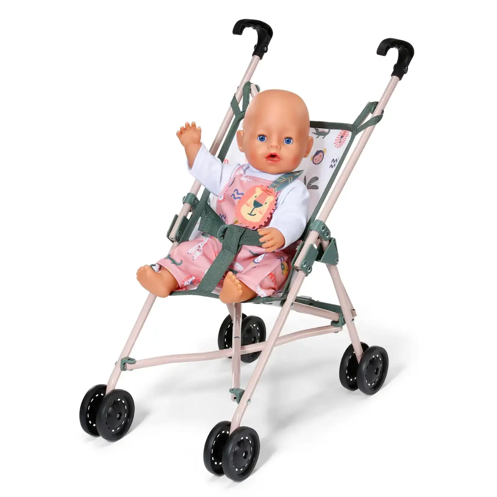 Візочок для ляльки BABY BORN - ТРОПІКИ (прогулянкова, складна) (838327)