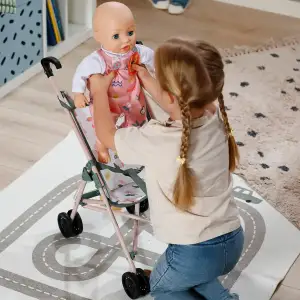 Візочок для ляльки BABY BORN - ТРОПІКИ (прогулянкова, складна) (838327)
