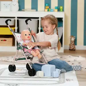Візочок для ляльки BABY BORN - ТРОПІКИ (прогулянкова, складна) (838327)