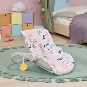Крісло-переноска для ляльки BABY BORN 2 в 1 – КВІТКОВИЙ СТИЛЬ (838518)