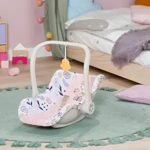 Крісло-переноска для ляльки BABY BORN 2 в 1 – КВІТКОВИЙ СТИЛЬ (838518)